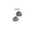 Modern Adjustable Chandelier (2 Pieces), Concrete Grey, 12.2 x 9.4 x 9.4 inches | Polymeric Composite Body & Cap, Height Adjustable 12.2 to 47.2 inches | Perfect for Living Room & Dining Area, Elegant Design-226285885