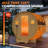 Traditional 4-Person Home Sauna, 6000W Heater With Stones, Canadian Cedar Wood, Max Temp 230°F, 220V