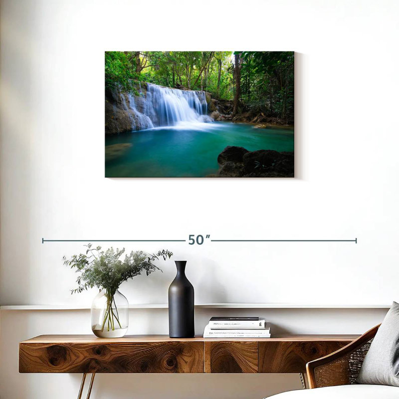 Kerrick Deep Forest Waterfall, 20" H x 30" W