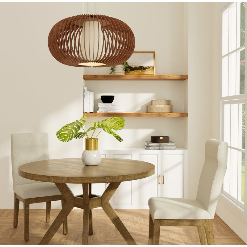 Stecche Di Legno 1 - Light Pendant, 16.38" H x 30.42" W x 30.42" D, Imbuia
