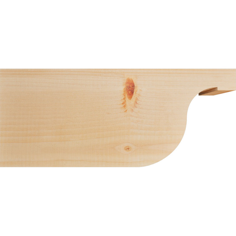 Queue de chevron lisse Del Monte, Sapin de Douglas, H 8 po x l 3 1/2 po x L 18 po