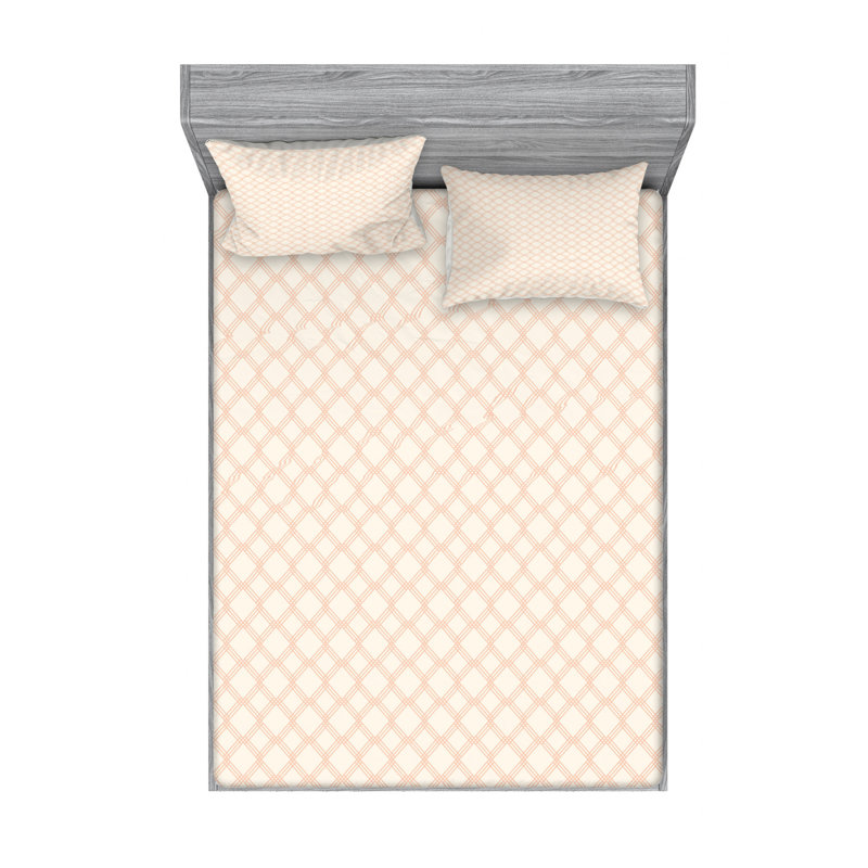Ensemble de draps géométrique hexagonal, Double