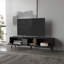 Meuble télé Dragon avec 2 portes et rangement ouvert, wengue sur place-1521816384