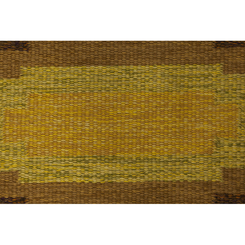 Vintage One-of-a-Kind Rectangle 6'6" x 9'3" Flatweave Area Rug