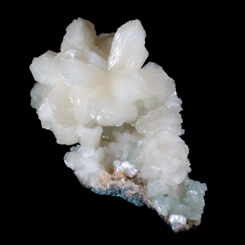 Stalactite apophyllite et heulandite multi-minéraux