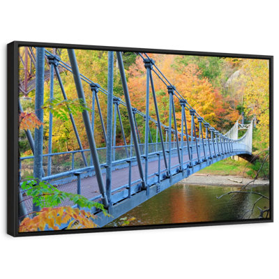 Blue Bear Mountain Bridge Canvas Print