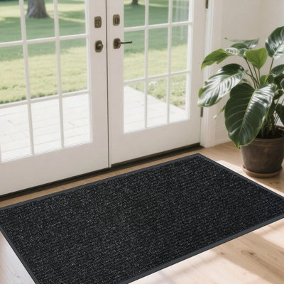 Tapis d'entrée antidérapant pour l'intérieur et l'extérieur