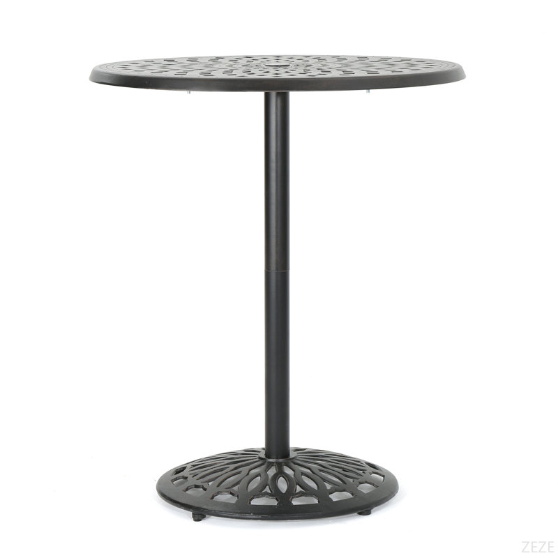 Cast Aluminium 35'' ROUND BAR TABLE