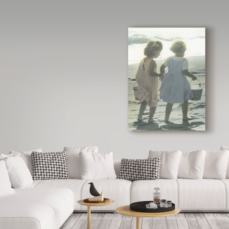Ali «Seaside Girls», reproduction de photo sur toile tendue, H 32 po x l 24 po x P 2 po