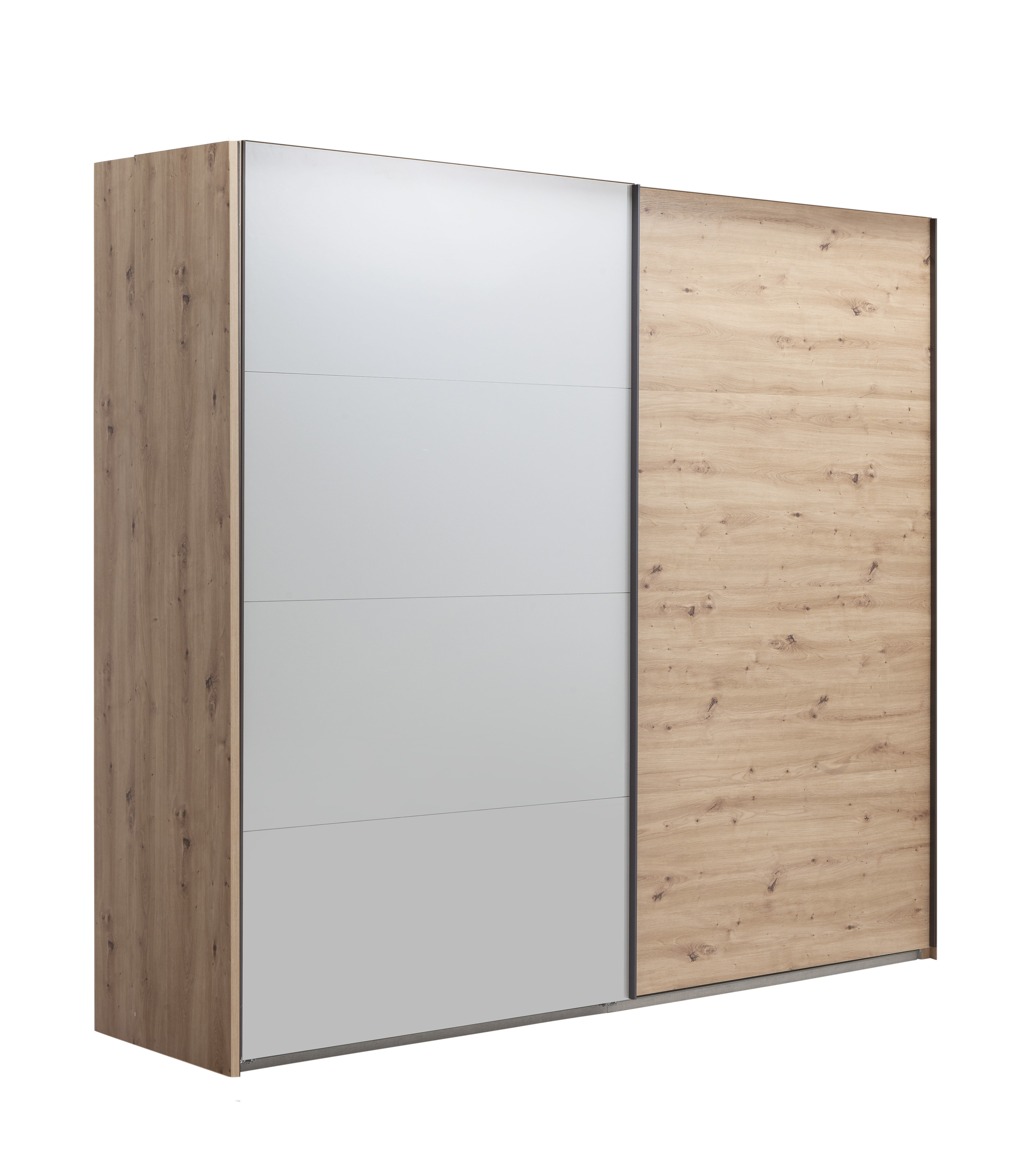Ebern Designs Vitruvia 2 Door Sliding Wardrobe Wayfair