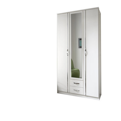 Brankovice 3 Door Manufactured Wood Wardrobe