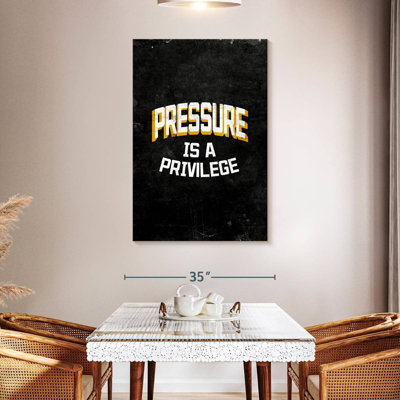 Pressure Is A Privilege