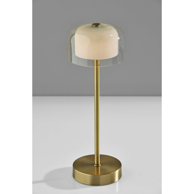 Lampe de table à DEL sans fil Benji, Laiton antique