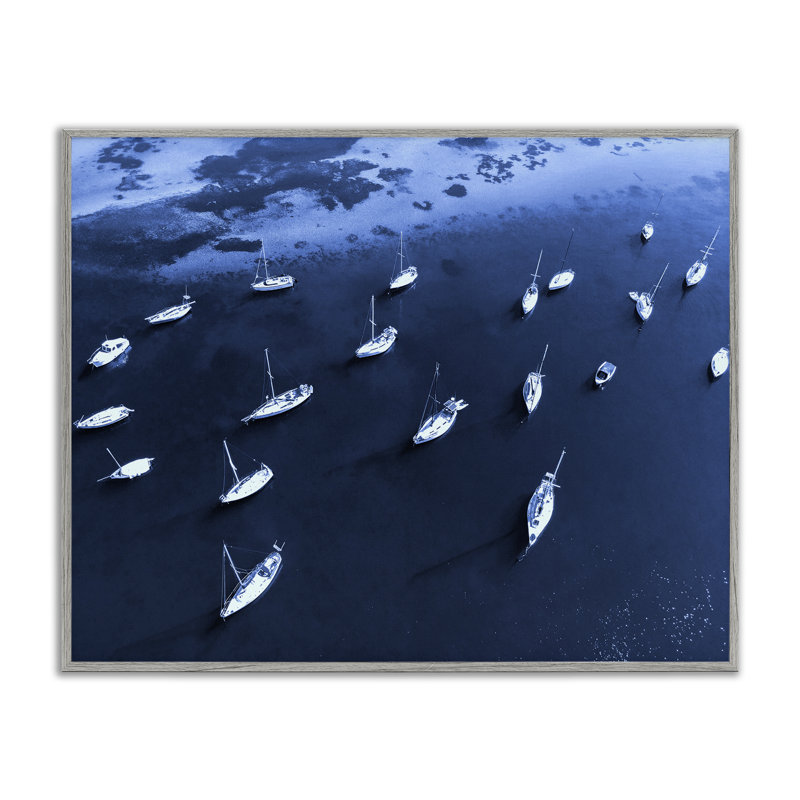 «Giclées sur bateaux» par Daphne Polselli, H 11 po x l 14 po, Estampe numérique Farmhouse