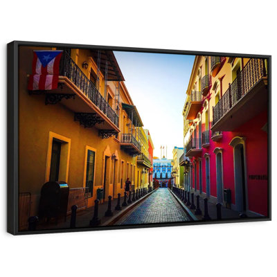 «Puerto Rican Street, reproduction sur toile»