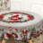 Christmas Santa Claus Design Washable Polyester Tablecloth