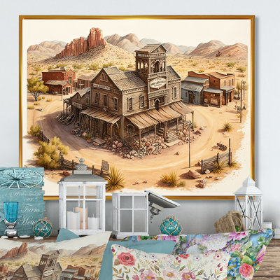 Wild West Town I - Impression sur toile