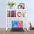 35.4"Hx30"W 2-tier Desktop Organizer Bookshelf