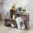 Rustic Decorative Wood Storage Boxes, Nesting Wooden Crate Storage Bins for Blankets, Set of 3-1841643117