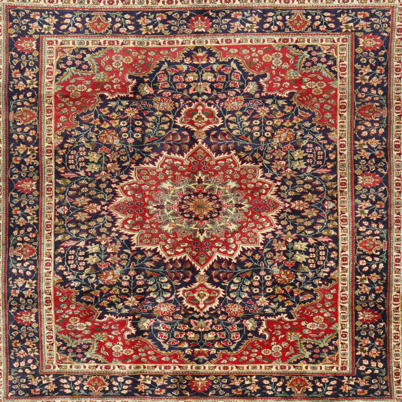 Oriental Indoor Rug, Square 5'