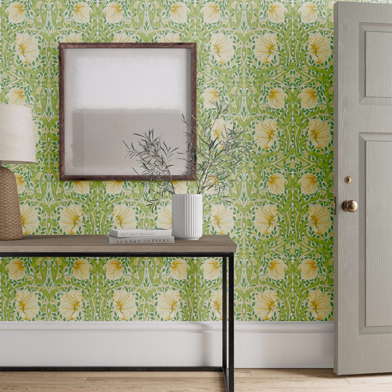Pimpernel 10.05m x 52cm Matte Wallpaper Roll, Green