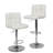 Swivel Faux Leather Adjustable Hydraulic Bar Stool, Set Of 2, Perfect For Modern And Comfortable Seating-13702320