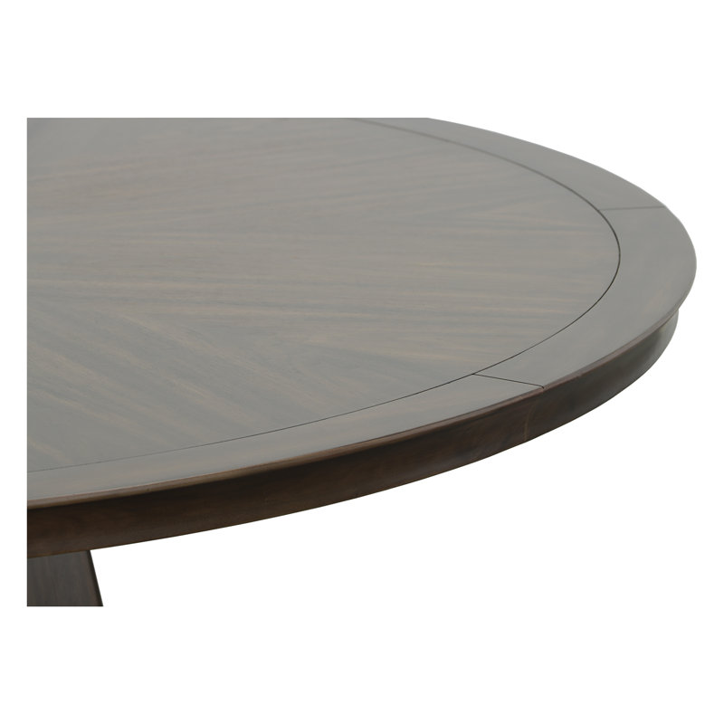 West Camden Round Walnut Wood Dining Table