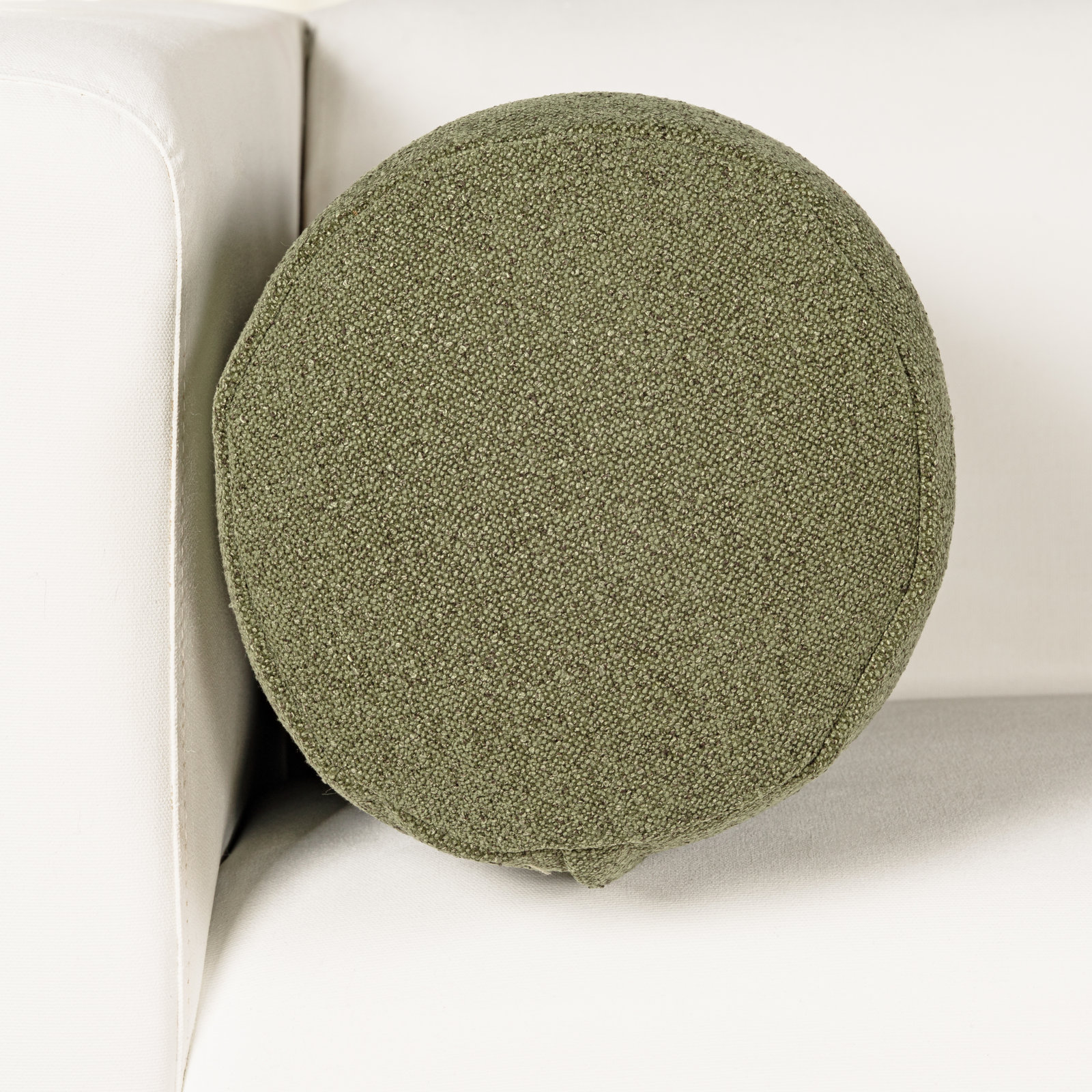 Cascade Throw Pillow, Green, Bolster 8" H x 21" W