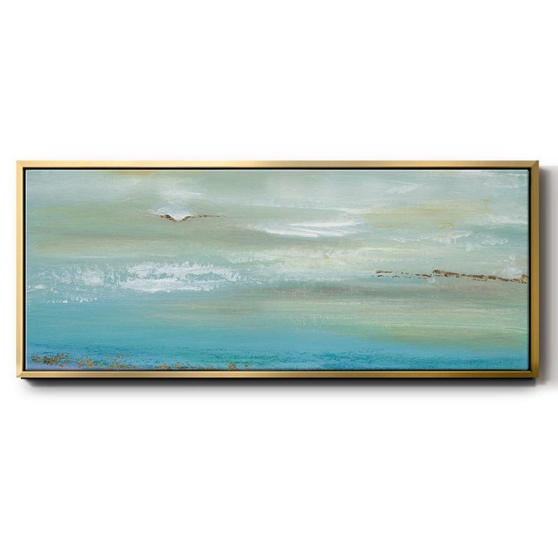 Horizon lointain - Toile avec cadre, H 20 po x l 50 po