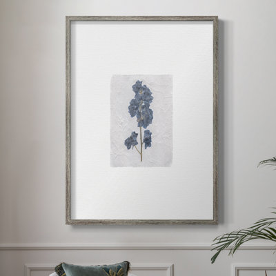 Decoupage Floral III, reproduction encadrée - bois massif 50759