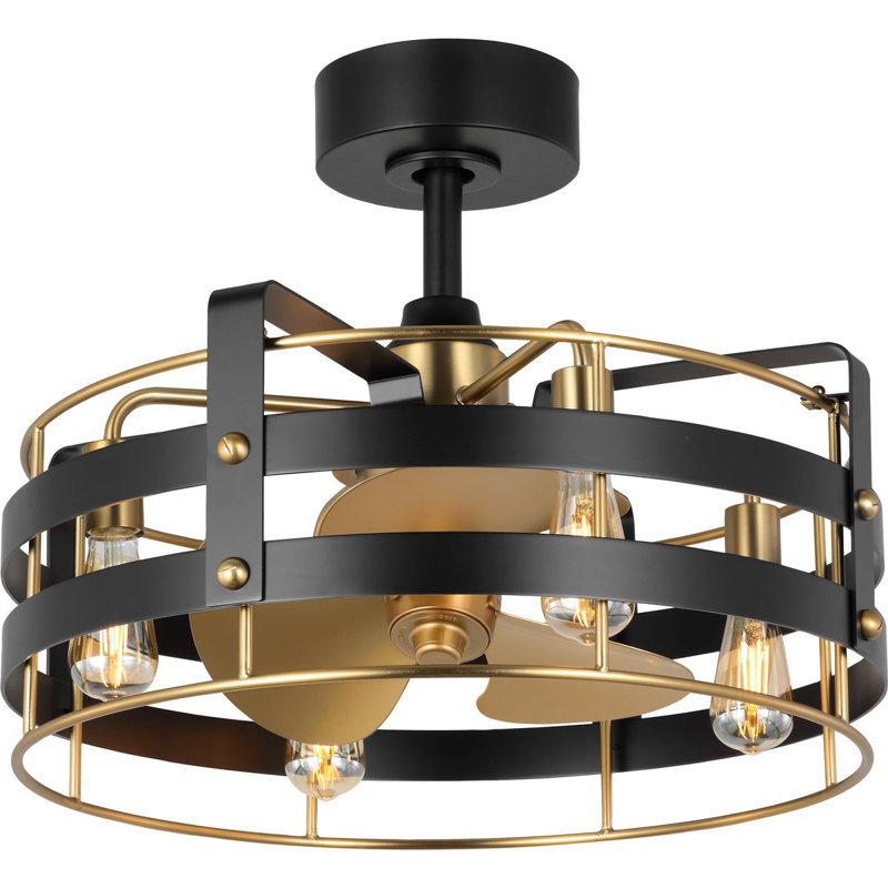 Ventilateur de plafond moderne à trois pales 24 po