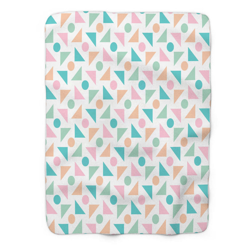 Doux tons - couverture Sherpa de qualité supérieure 1 pièce, Grand lit