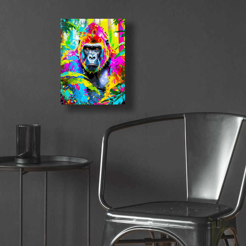«The Chroma Gorilla» par Dean Russo, H 16 po x l 12 po x P 0,13 po