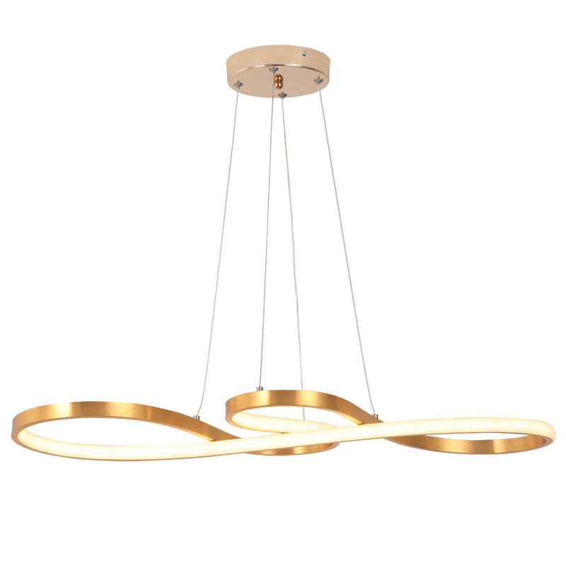 Adwoa 1 - Light Kitchen Island LED Chandelier, Gold