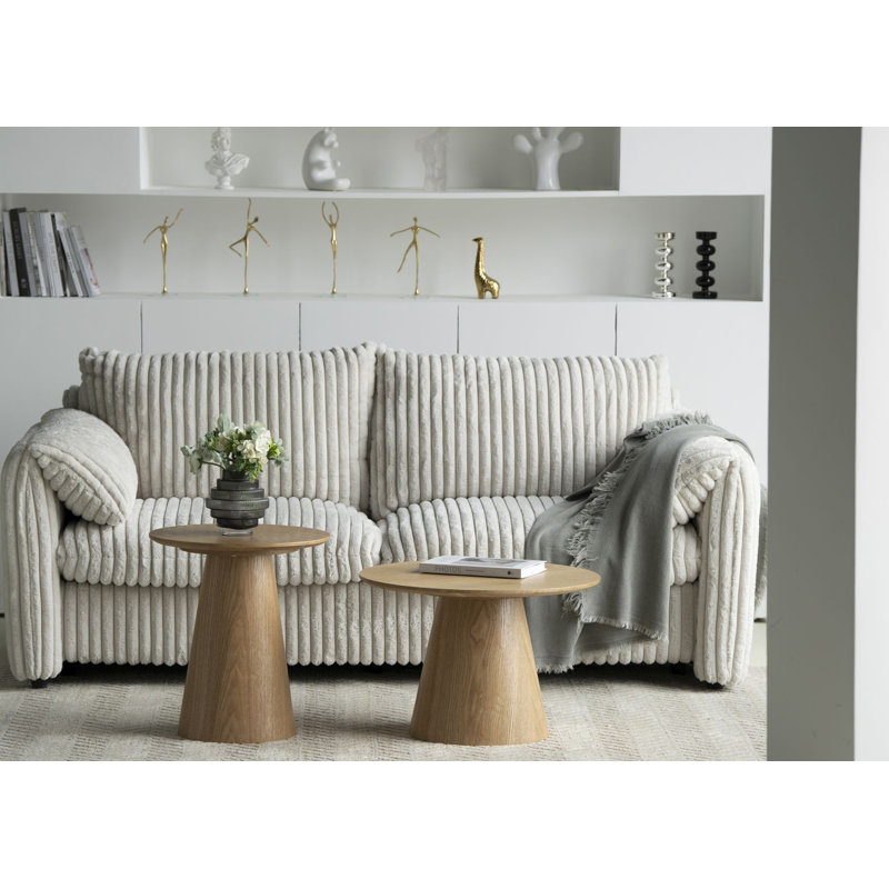 Artella Coffee Table, Brown, white and pink