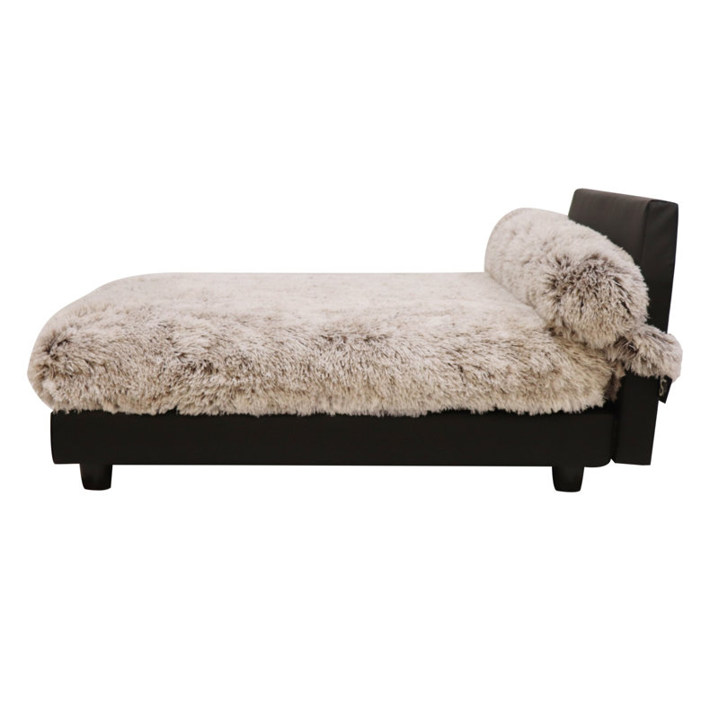 Lit orthopédique pour animaux Mid-Century, Brun, Moyen (H 18 po x l 20 po x P 28 po)