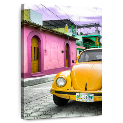Voiture Meet jaune Beetle
