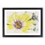 Yellow Gerbera Flower Watercolour - Framed Print-56882258-56882259