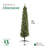 Home Heritage Stanley Pine Artificial Christmas Tree, 7' with Metal Base Stand