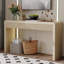 Console rustique avec 3 tiroirs cannelés-62126174