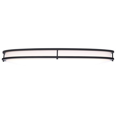 Luminaire encastré à finition ovale de 32 pouces Glamour DEL 27K / 3K / 35K / 4K / 5K