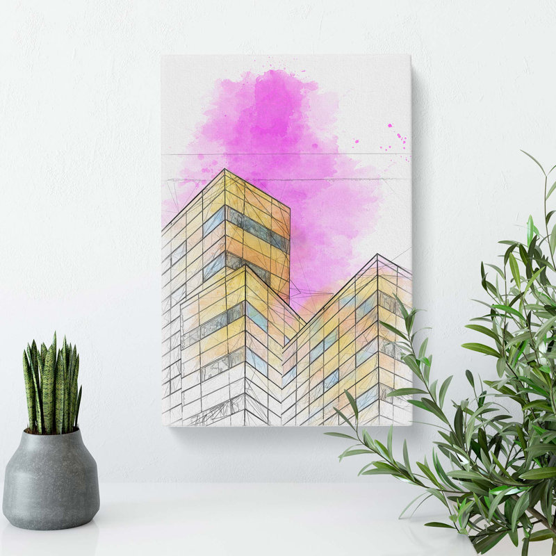 Sketching the Architecture Vol.17 - Wrapped Canvas Drawing - Wrapped Canvas, 50cm H x 35cm W x 3cm D