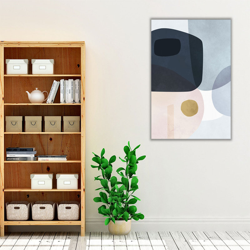 «Gold Monde I», reproduction d'art sur toile, H 36 po x l 24 po