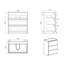 Ensemble de meuble-lavabo simple 29,9 avec plateau en mélamine Ruthanna-2093764573-2093764570