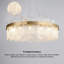 Aarzish Chandelier Modern Round Clear Glass Chandelier-591508952-591508953