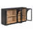 4-Door Large Storage Sideboard Buffet Cabinet With Glass Doors, Arched Cabinet With Adjustable Shelves For Kitchen, Dining Room And Living Room-182001878