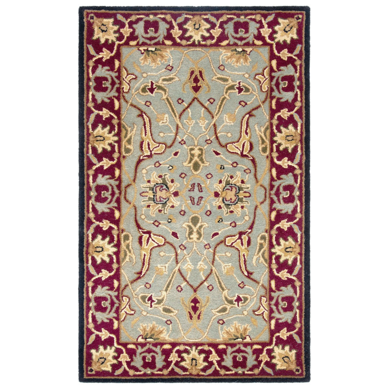 Balthrop Hand Tufted Wool Oriental Rug, Rectangle 3' x 5'