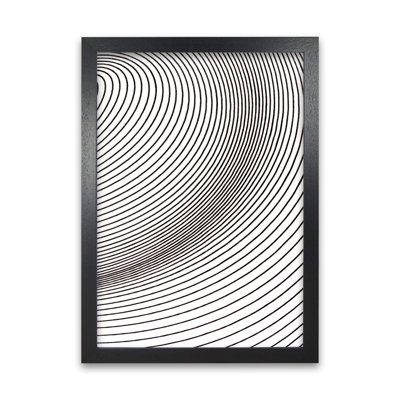 Black And White Line Drawing - Print