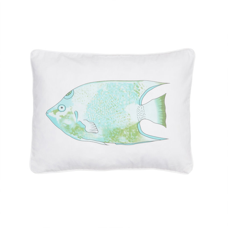 Biscayne Fish Screen print Pillow