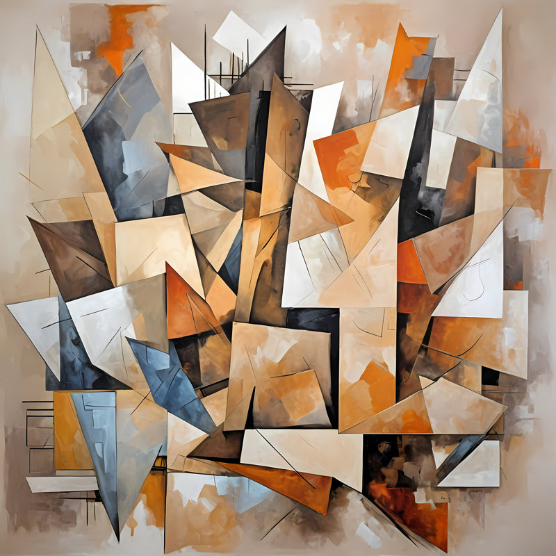 Angular Motion, 24" H x 24" W